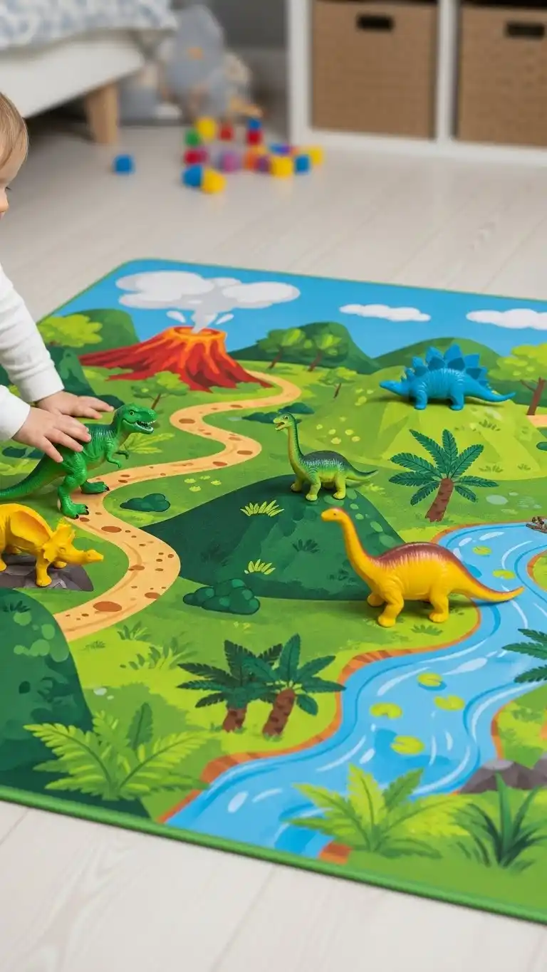 21 Dinosaur Bedroom Ideas For Boy Toddlers You’ll Love 23 21. Dinosaur-Themed Play Mat