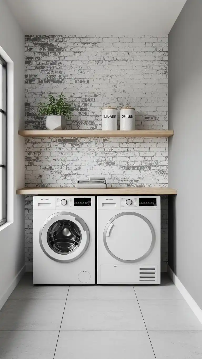 25 Laundry Room Mural Ideas for a Fun & Creative Look 23 21. Textured Murals