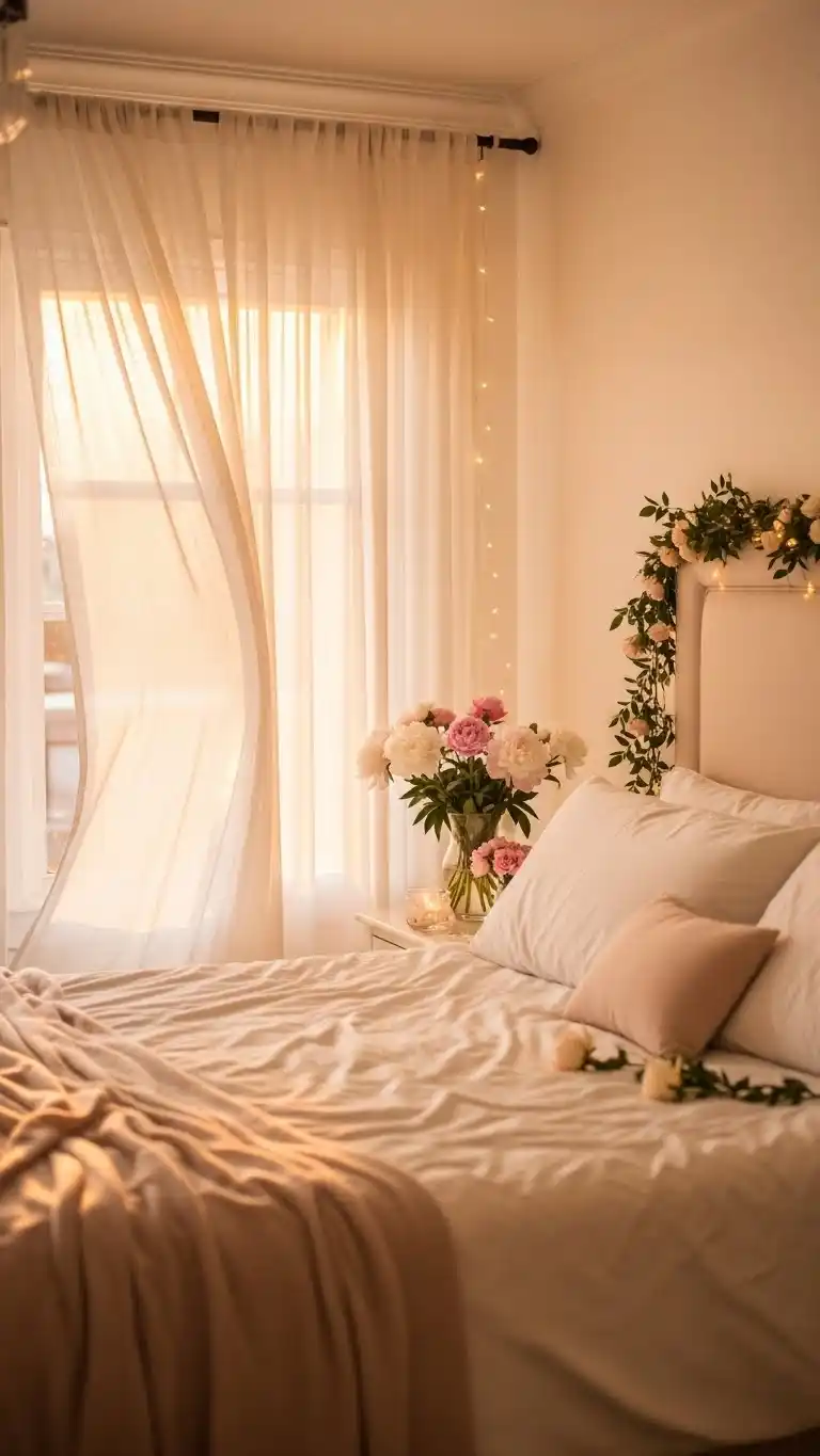 23 Fresh Summer Bedroom Ideas for a Light, Airy Feel 24 22. Romantic Summer Glow