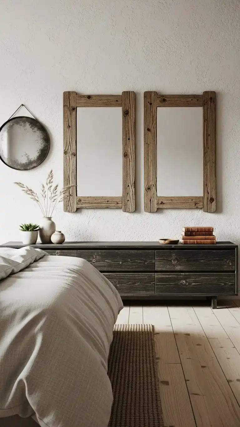 25 Stylish Western Ranch Bedroom Ideas for Any Home 24 22. Rustic Mirrors