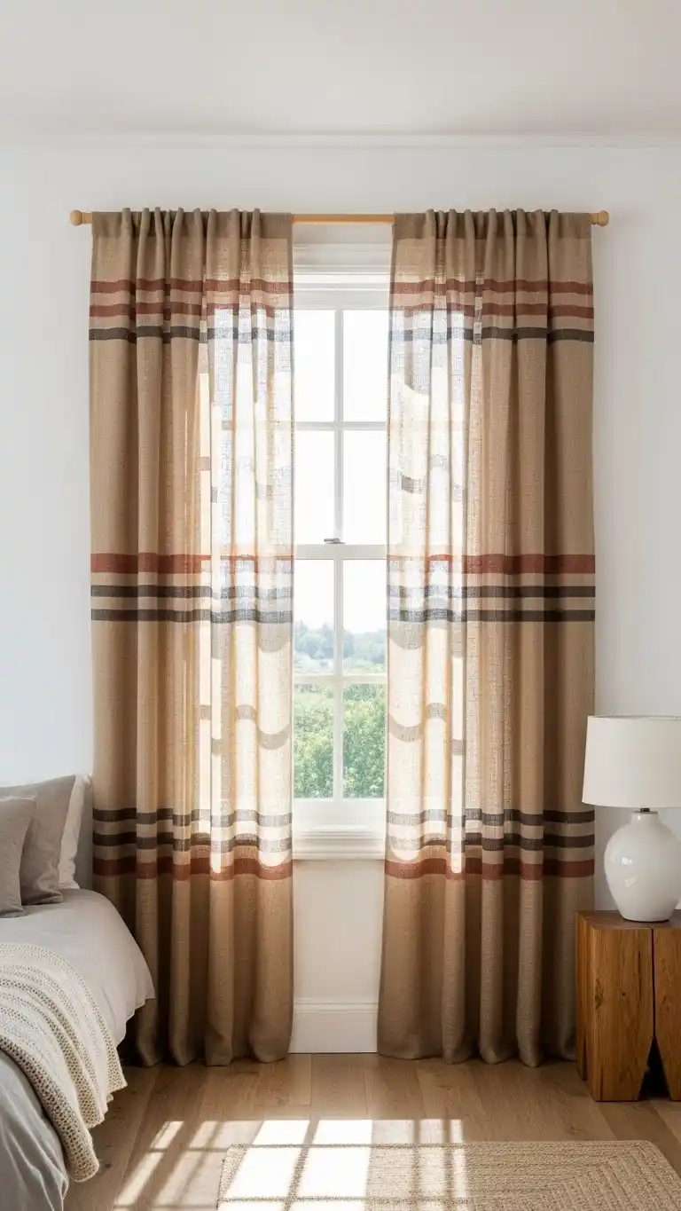 25 Stylish Western Ranch Bedroom Ideas for Any Home 26 24. Western-Inspired Curtains