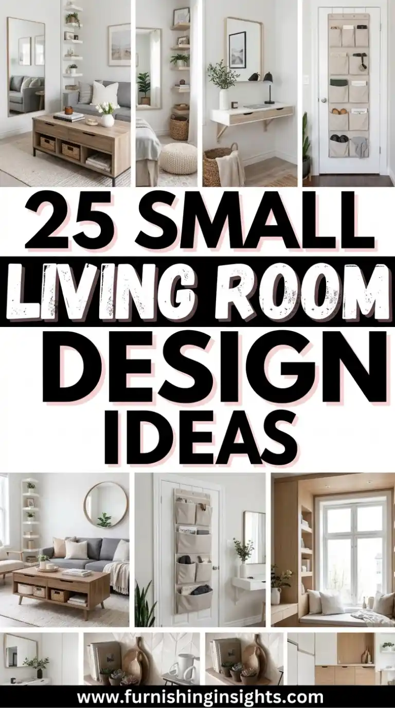 Small Living Room Design Ideas: 25 Stylish Ways to Maximize Space 29 25 Small Living Room Design Ideas