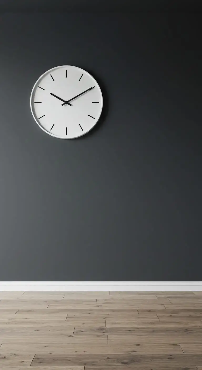 13 Empty Kitchen Wall Ideas Above Sink That Wow 5 3. Add a Statement Clock