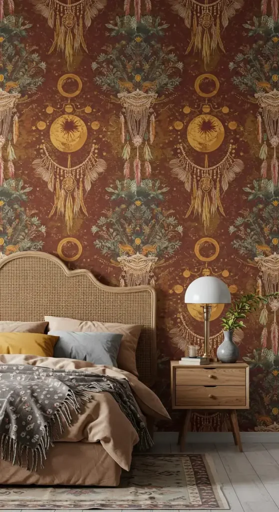 3. Boho-Inspired Wallpapers