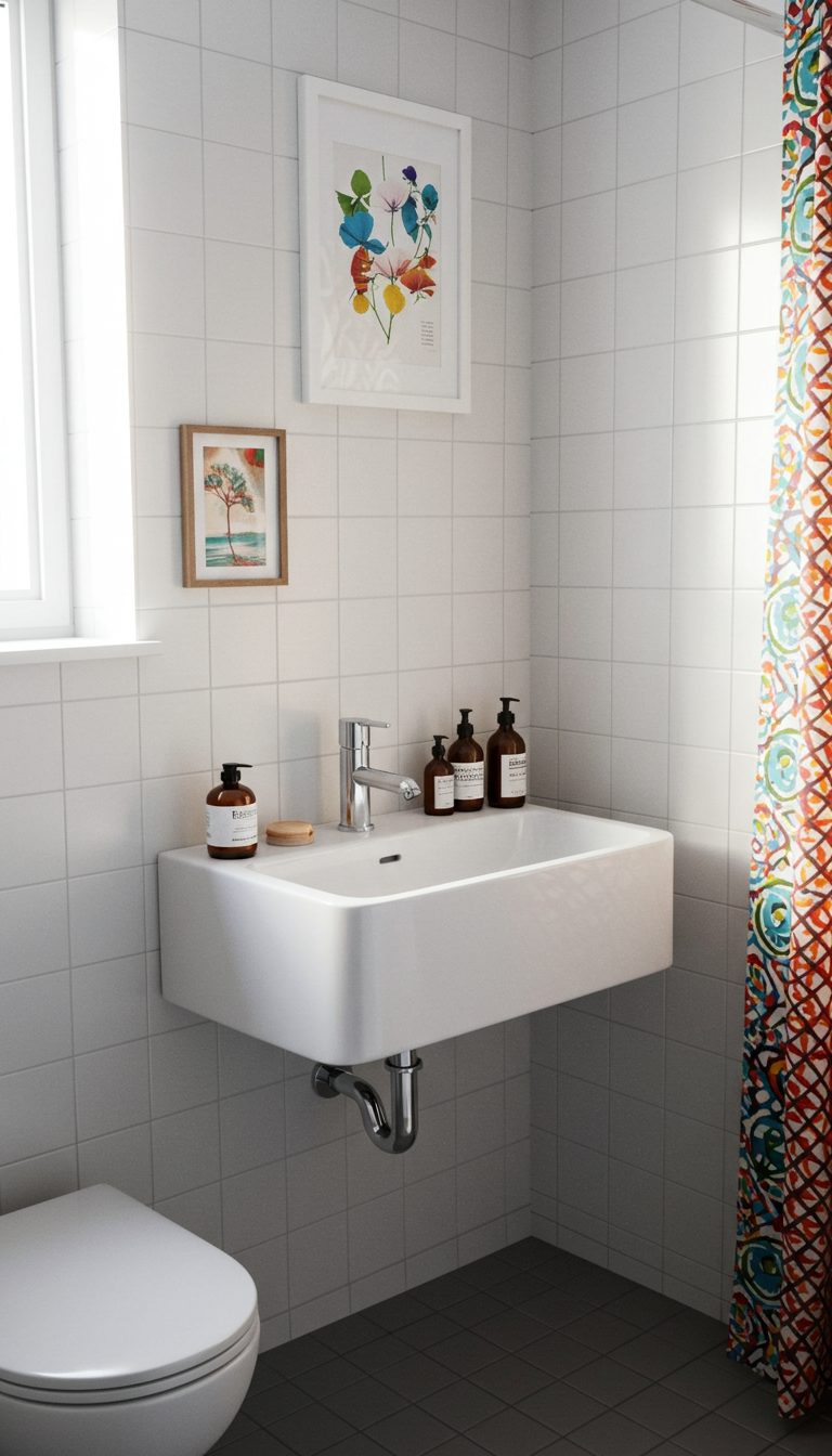 Small Bathroom Design Ideas: 15 Smart & Stylish Tips 5 Choose a Wall-Mounted Sink