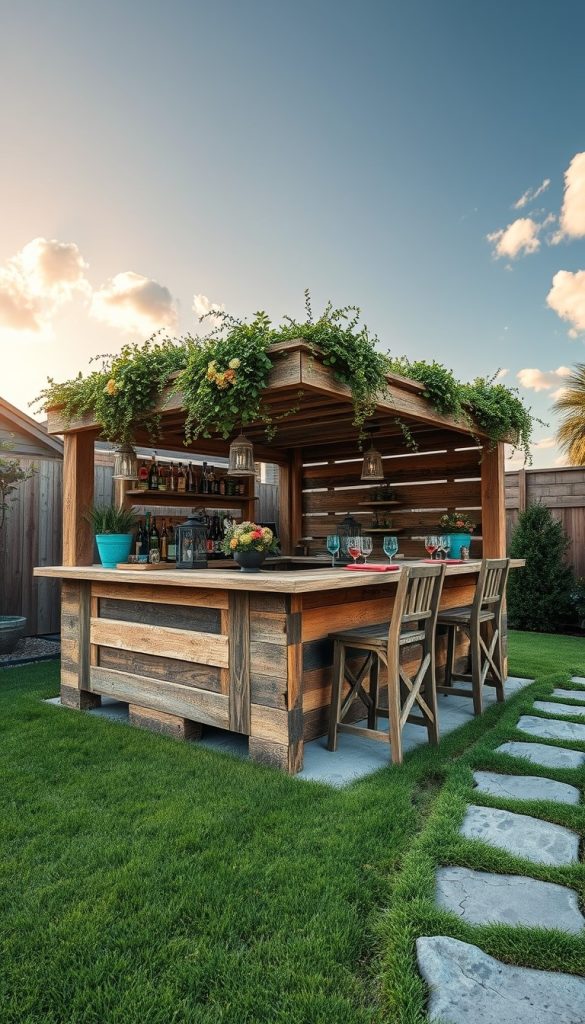 DIY Pallet Bar