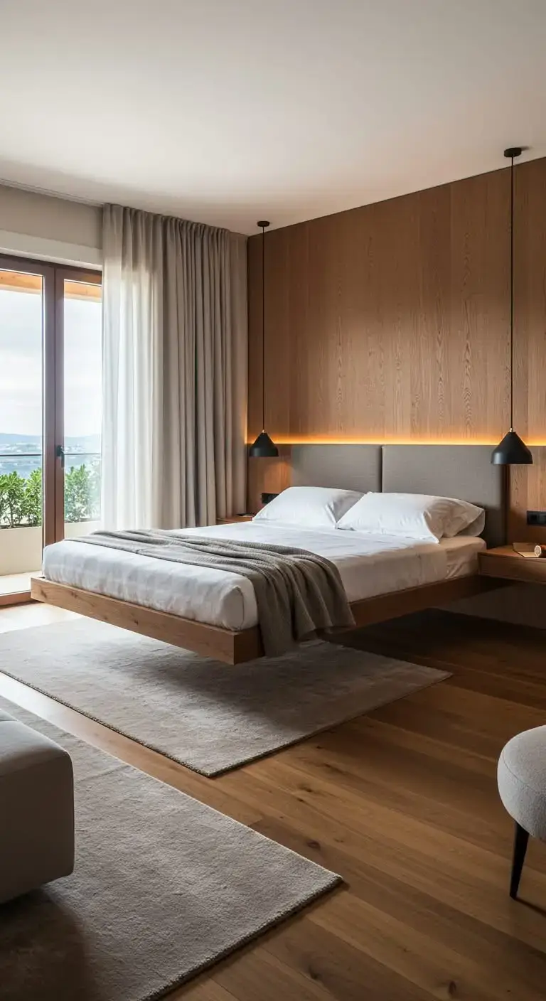 19 Modern Italian Bedrooms for a Stylish and Elegant Home 5 3. Floating Beds for a Contemporary Look