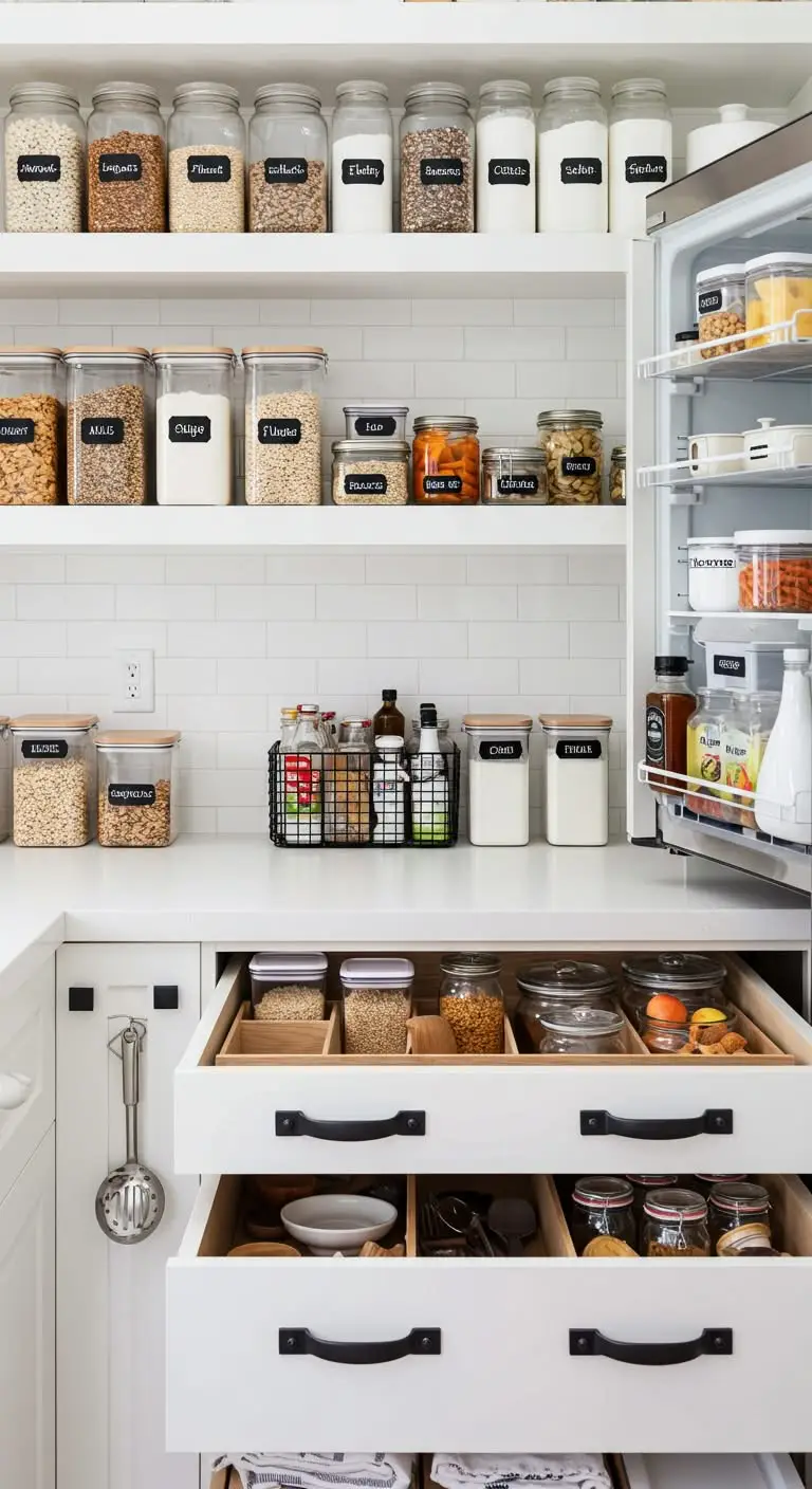 23 Smart Kitchen Organization Ideas You’ll Love 6 3. Label Everything