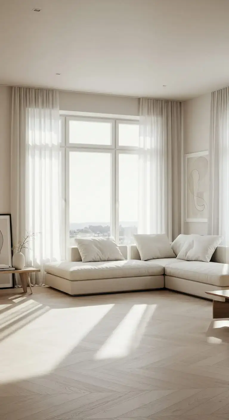 Minimalist Living Room Ideas for a Sleek, Modern Space 6 3. Maximize Natural Light