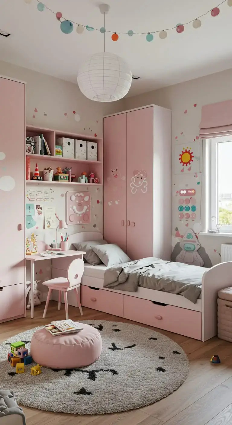 11 Shared Bedroom For Kids Ideas That Shine 6 3. Storage Hacks: Tidy & Trendy