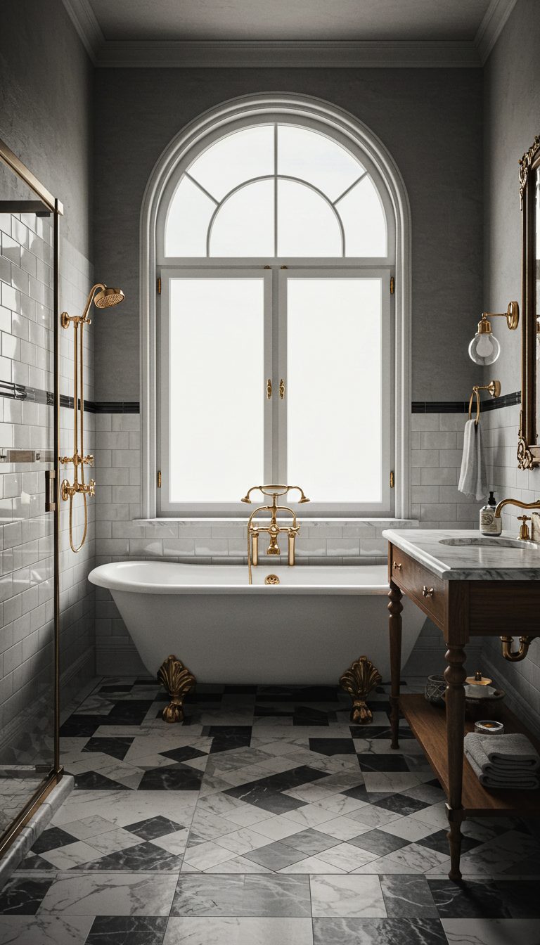 12 Inspiring Bathroom Ideas for Any Home 5 Vintage Charm