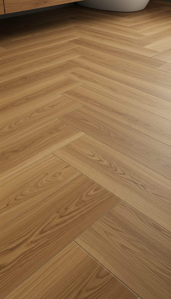 13+ Stunning Bathroom Floor Ideas to Transform Your Space 3 Waterproof Vinyl Planks