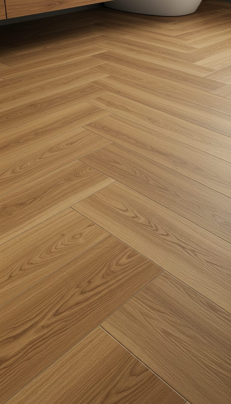 15 Bathroom Floor Ideas That Wow on Any Budget 5 Waterproof Vinyl Planks