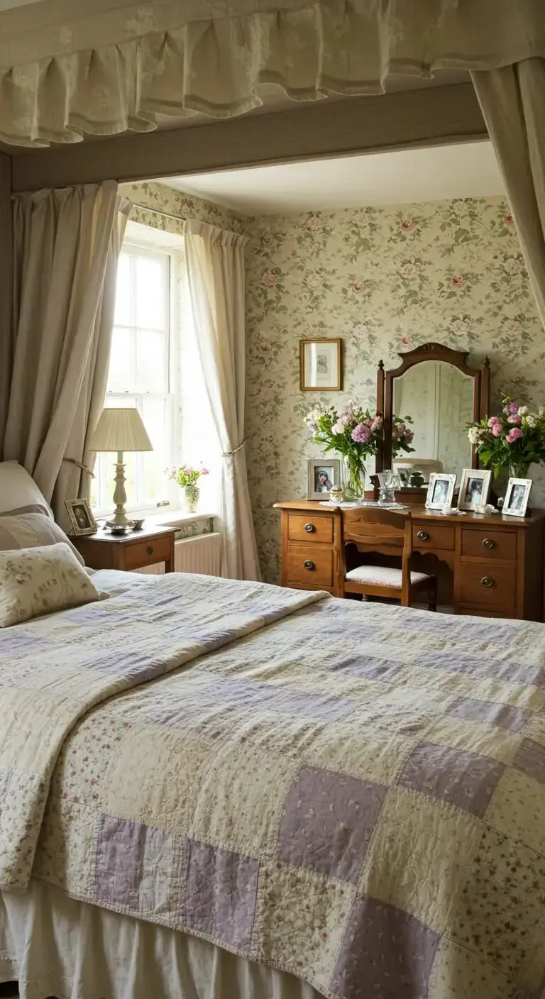17 Bedroom Style Ideas for a Modern Look 6 4. English Cottage Charm