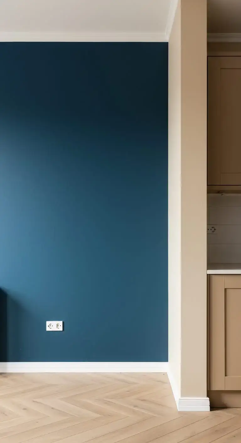 13 Empty Kitchen Wall Ideas Above Sink That Wow 6 4. Incorporate an Accent Wall