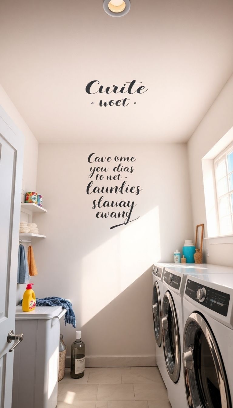 25 Laundry Room Mural Ideas for a Fun & Creative Look 6 Inspirational Quotes