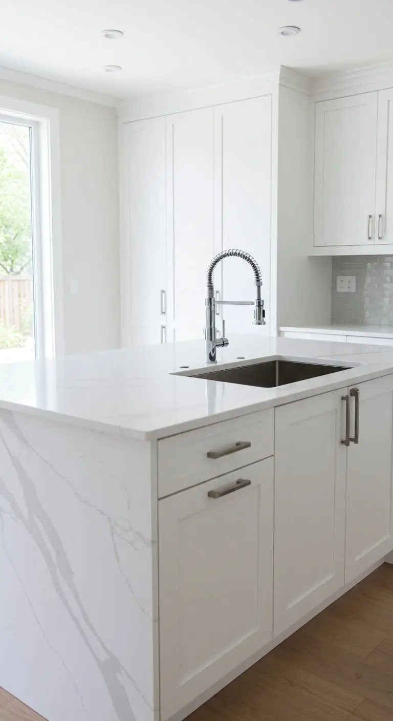 16 Kitchen Island Ideas to Transform Your Kitchen 6 4. Kitchen Island with Built-In Sink