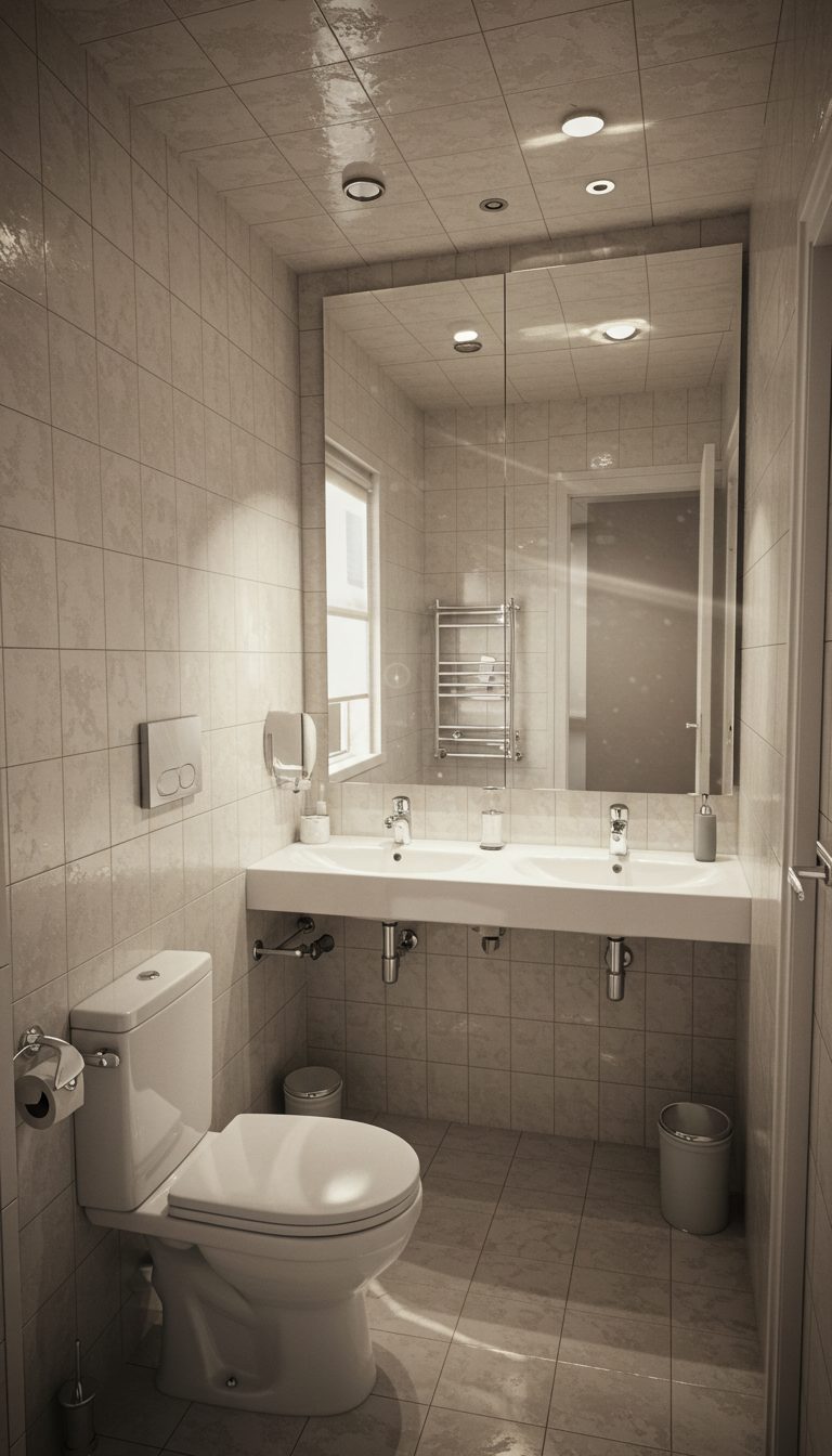 Small Bathroom Design Ideas: 15 Smart & Stylish Tips 7 Add Large Mirrors