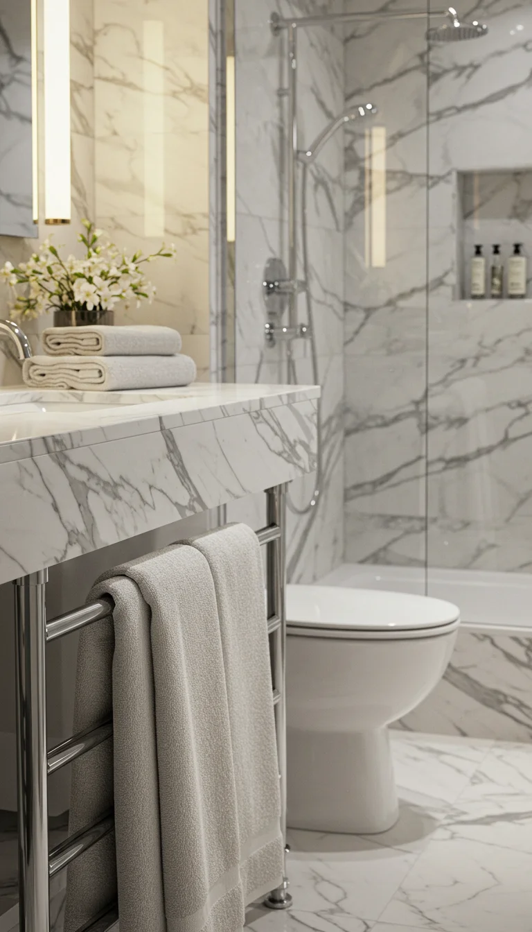 17 Stylish Guest Bathroom Ideas on a Budget 7 5. Invest in High-Quality Linens