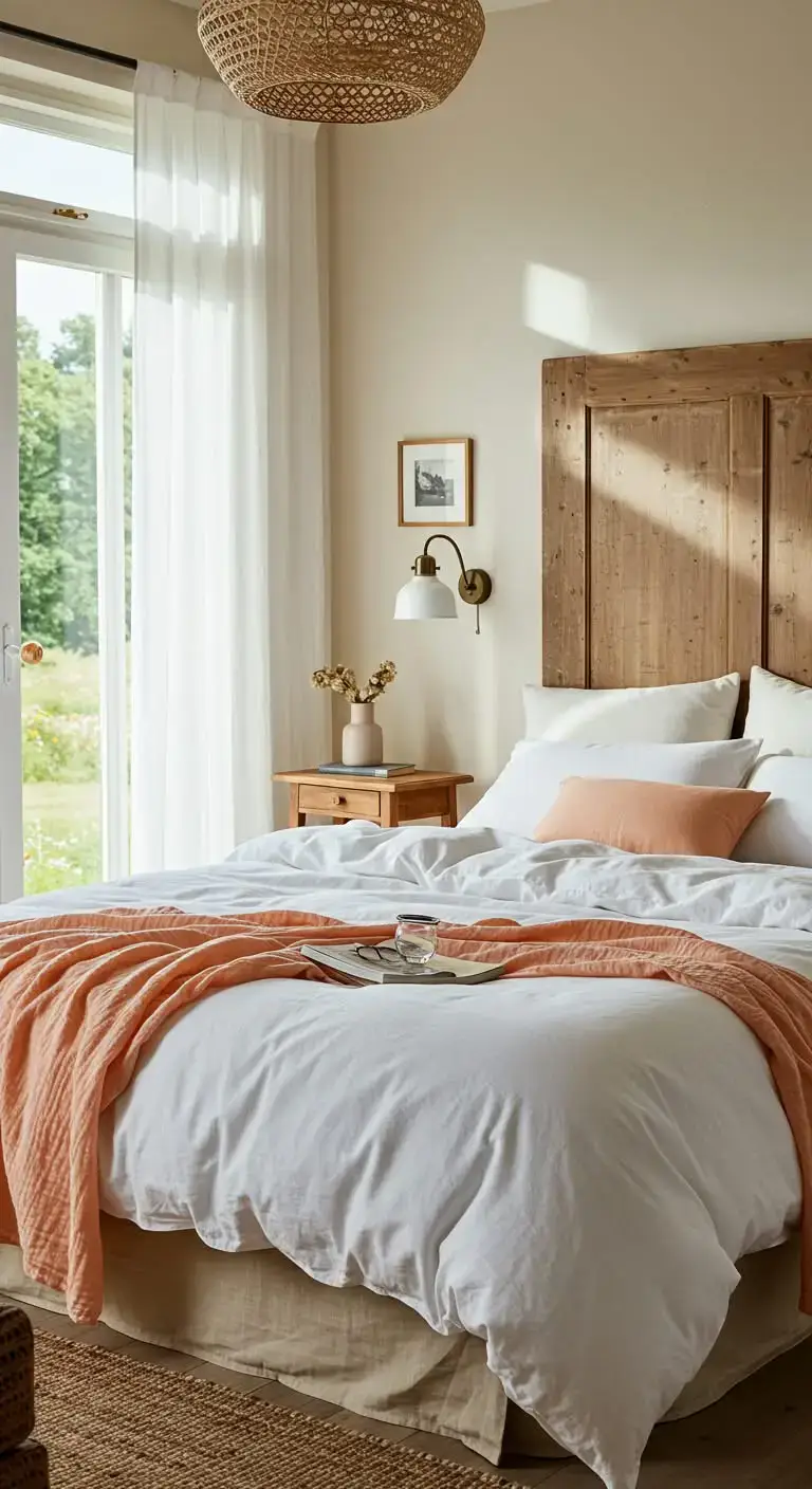 23 Fresh Summer Bedroom Ideas for a Light, Airy Feel 7 5. Lightweight and Breathable Bedding