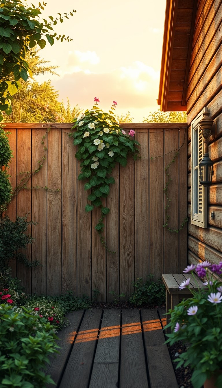 15 Stunning Backyard Garden Wall Painting Ideas 7 Rustic Farmhouse Style