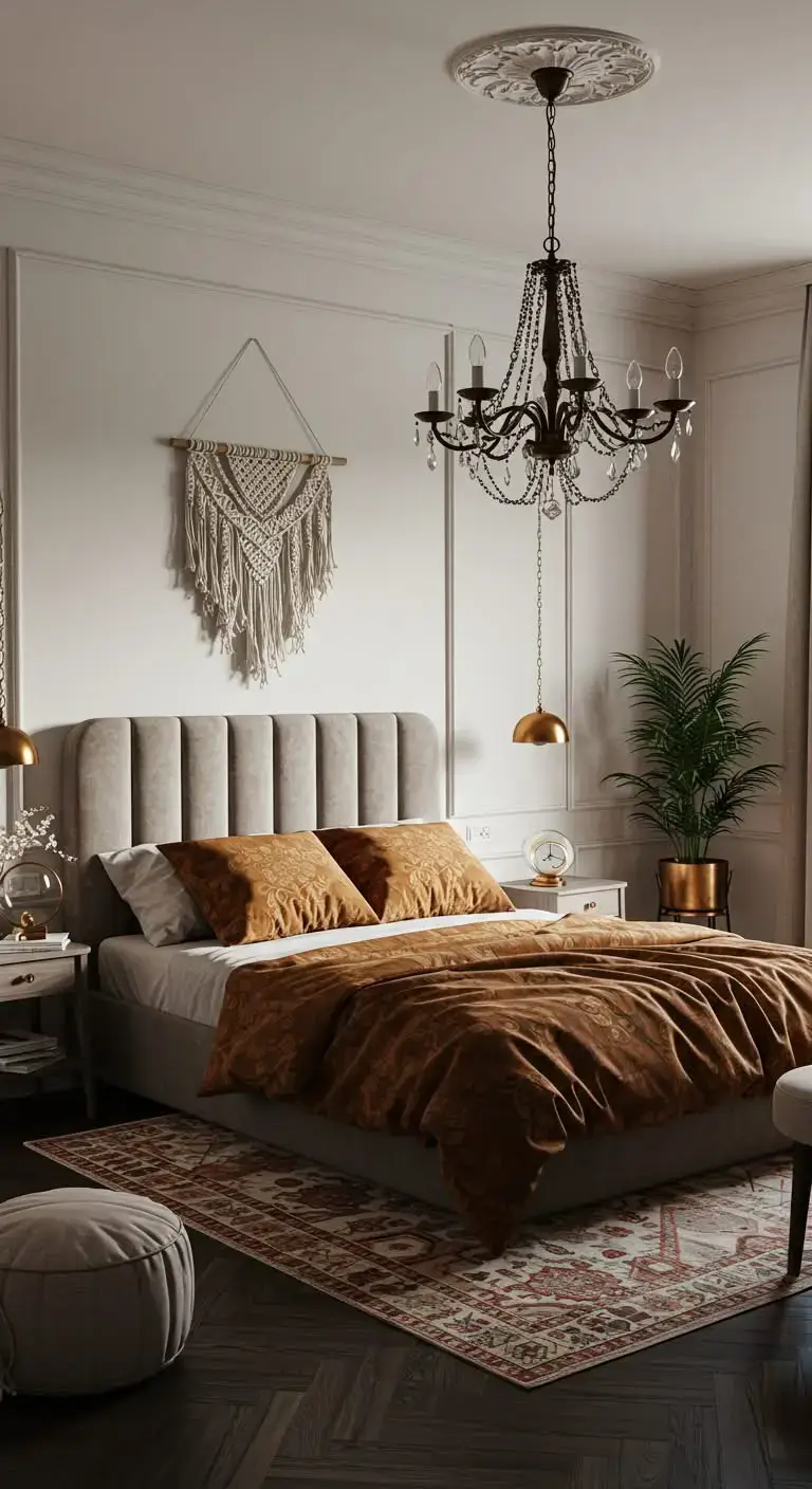 19 Modern Italian Bedrooms for a Stylish and Elegant Home 8 6. Boho Chic with an Italian Twist