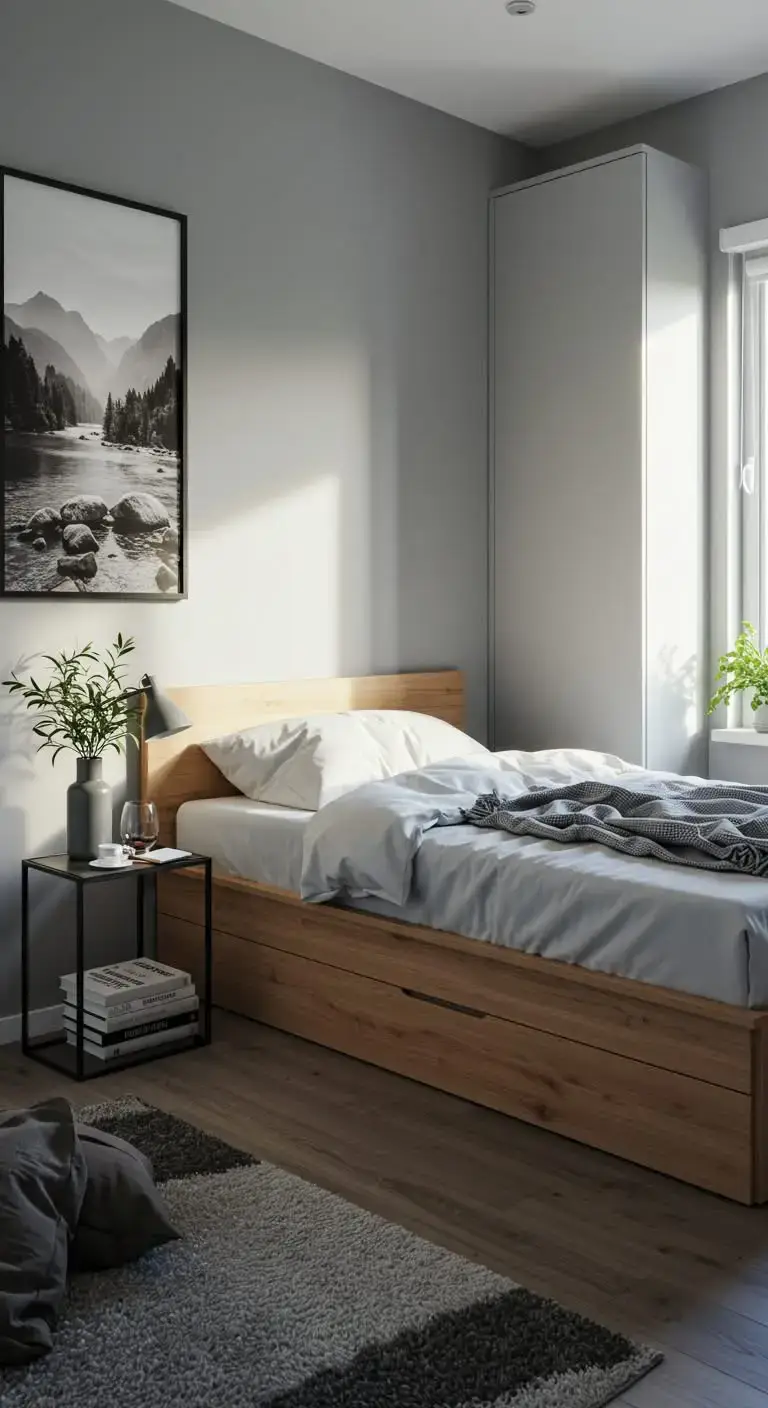 23 Bedroom Ideas for Small Spaces You’ll Love 8 6. Choose a Platform Bed