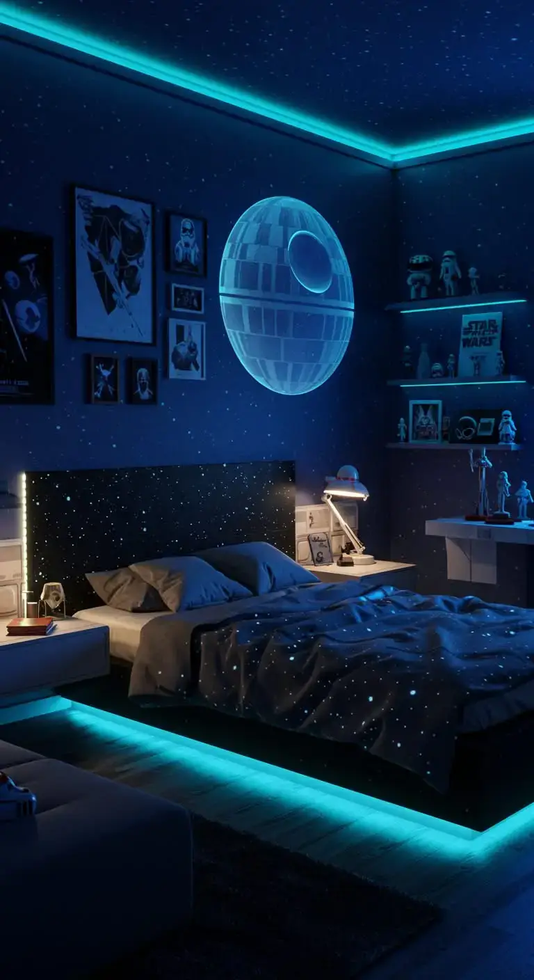 25 Creative Star Wars Bedroom Decor Ideas 8 6. Futuristic Furniture