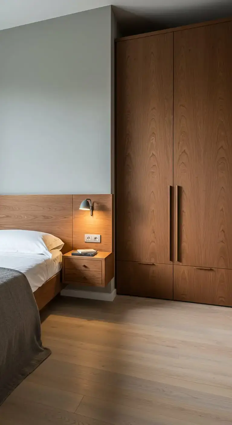 17 Bright & Stylish Modern Italian Bedroom Ideas 8 6. High-Quality Wooden Elements