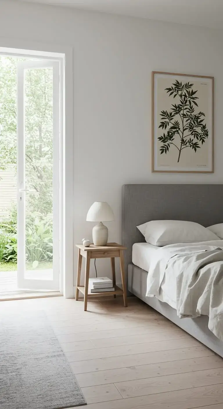 23 Fresh Summer Bedroom Ideas for a Light, Airy Feel 8 6. Japandi Minimalism for a Cool Look