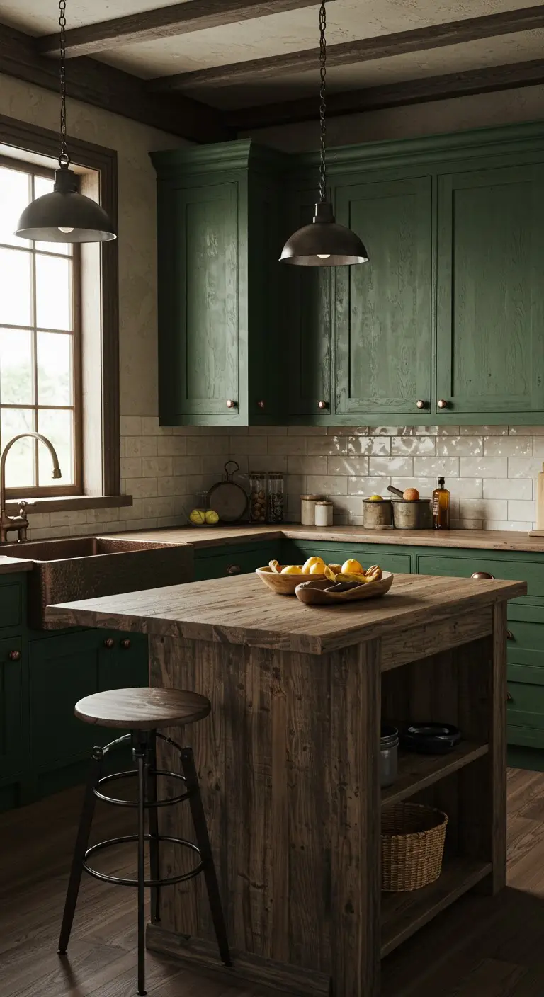 11 Earthy Kitchen Ideas to Warm Up Your Home 8 6. Opt for Matte and Textured Finishes