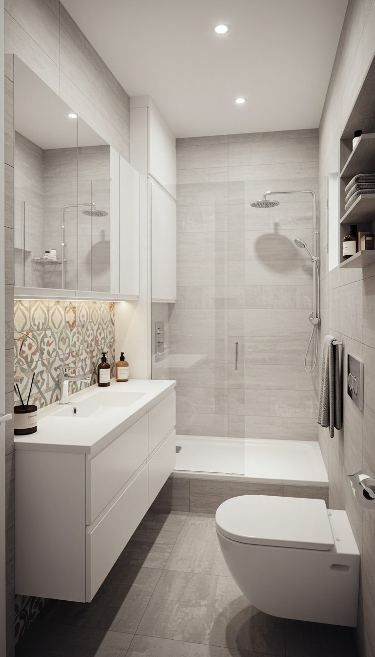 Small Bathroom Design Ideas: 15 Smart & Stylish Tips 8 Optimize Vertical Space