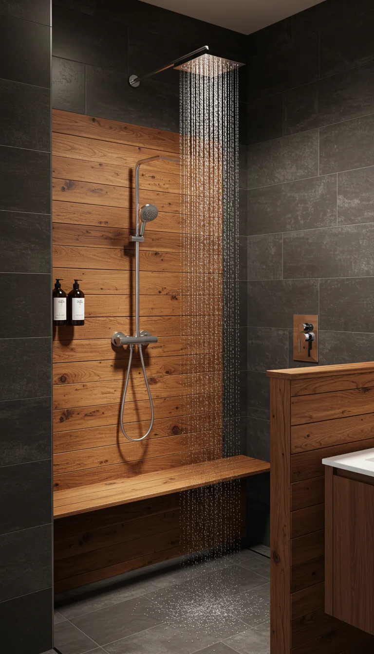 12 Half Wall Shower Ideas for a Bright & Chic Bathroom 8 Wood Accents for a Warm, Cozy Feel