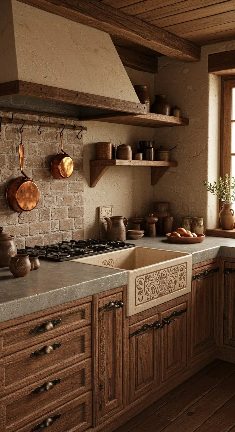 11 Earthy Kitchen Ideas to Warm Up Your Home 9 7. Add Handmade and Artisanal Touches