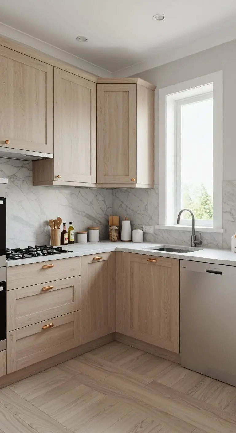 21 Small Kitchen Layout Ideas for Better Flow 9 7. Corner Kitchen Layout