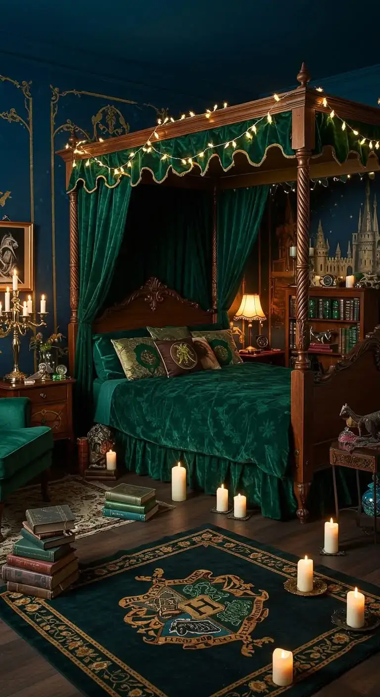 17 Bedroom Style Ideas for a Modern Look 9 7. Harry Potter-Inspired Magic