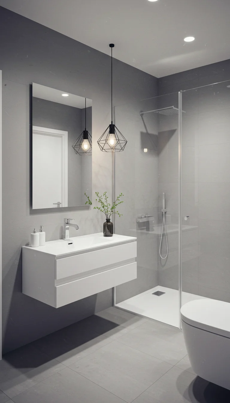 17 Stylish Guest Bathroom Ideas on a Budget 9 7. Minimalist Approach