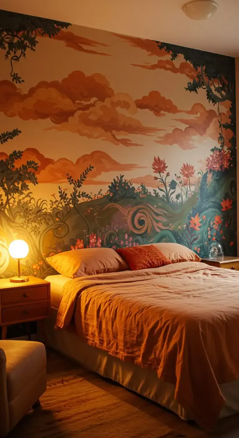 15 Bedroom Wall Decoration Ideas You’ll Love 9 7. Paint a Mural or Accent Wall