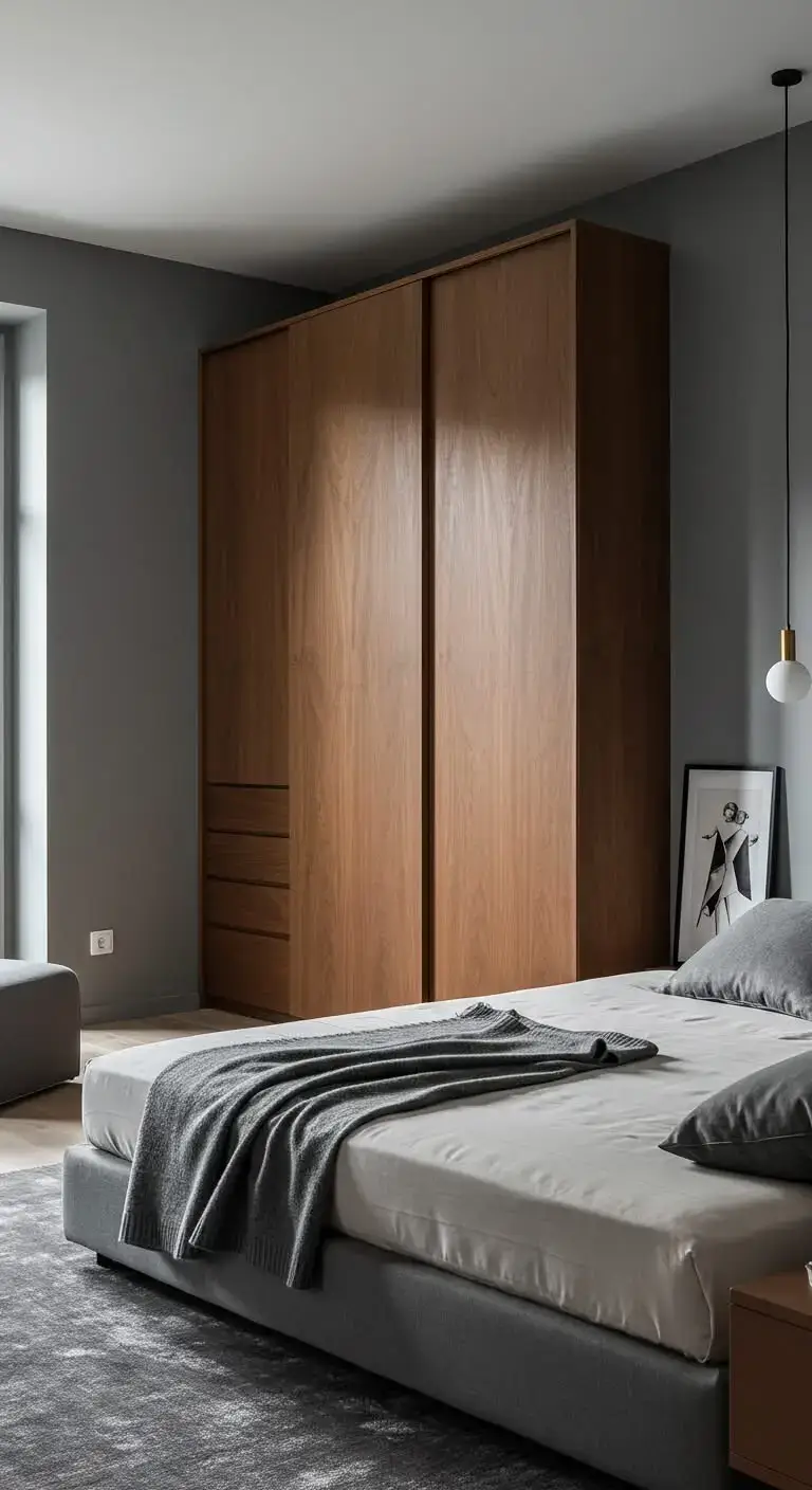 17 Bright & Stylish Modern Italian Bedroom Ideas 10 8. Chic and Functional Wardrobes
