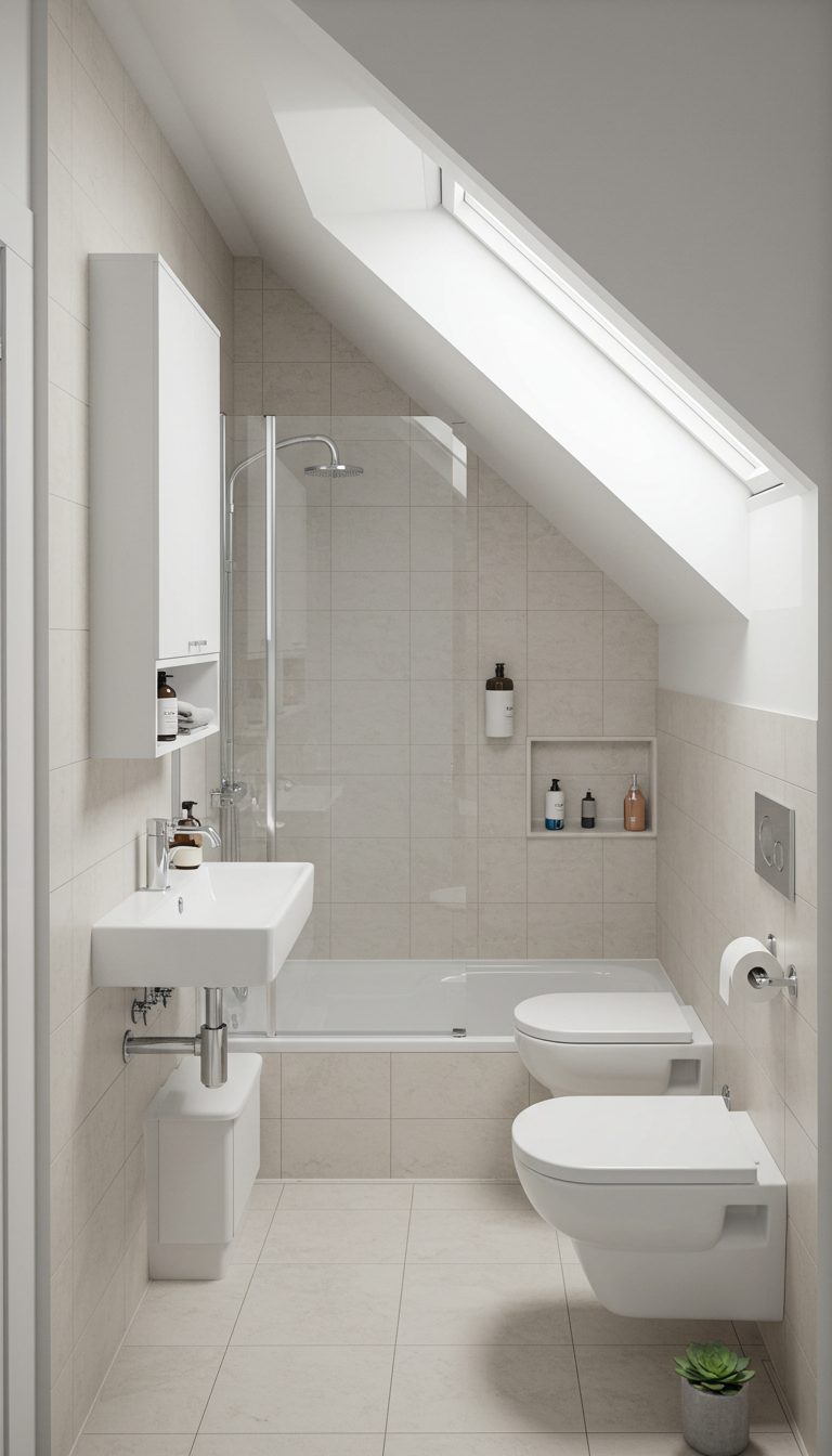 21 Small Bathroom Under Stairs Ideas That Maximize Space 10 Choose Space-Saving Fixtures
