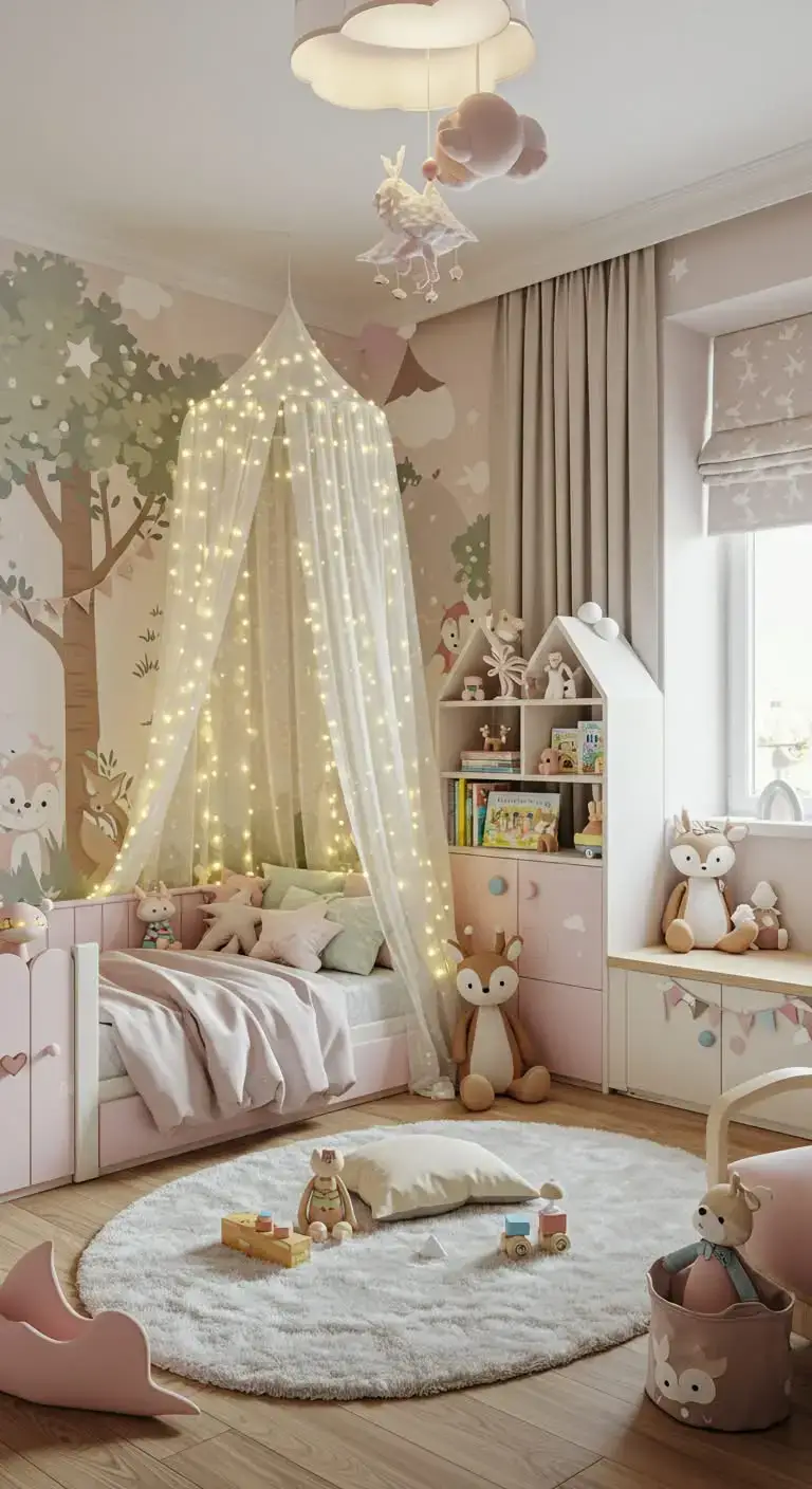 21 Toddler Girl Bedroom Ideas Small & Stylish 11 8. Create a Themed Room