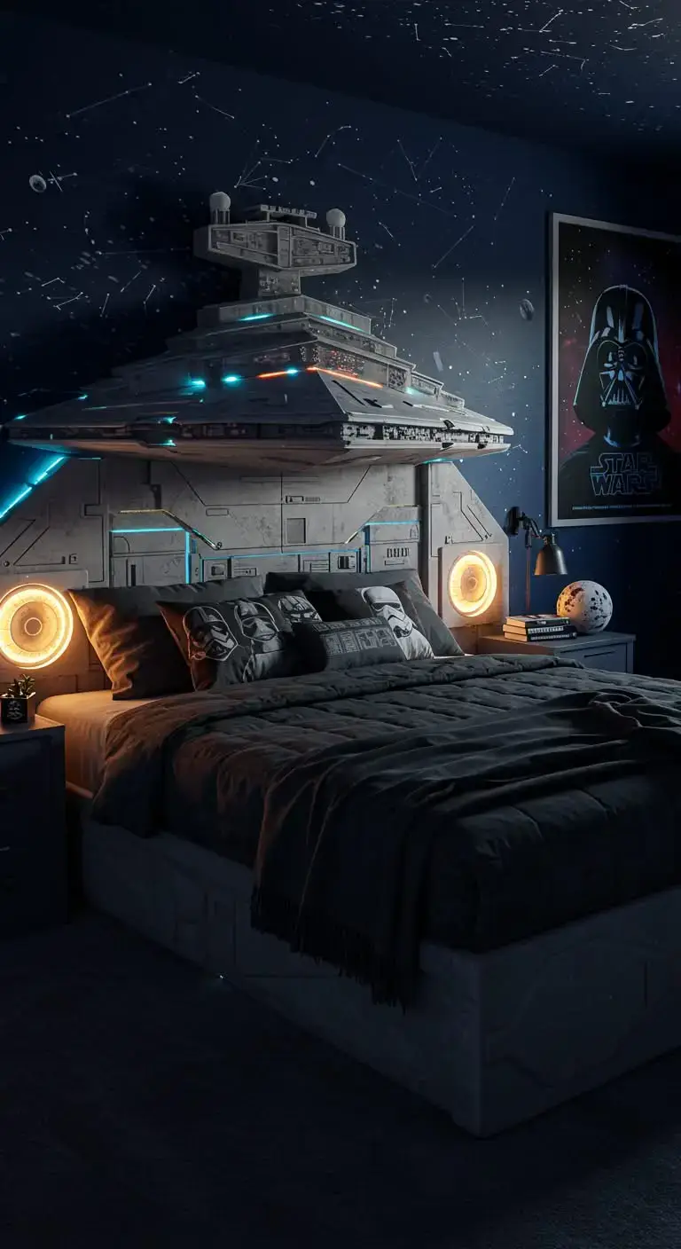 25 Creative Star Wars Bedroom Decor Ideas 10 8. Creative Headboards