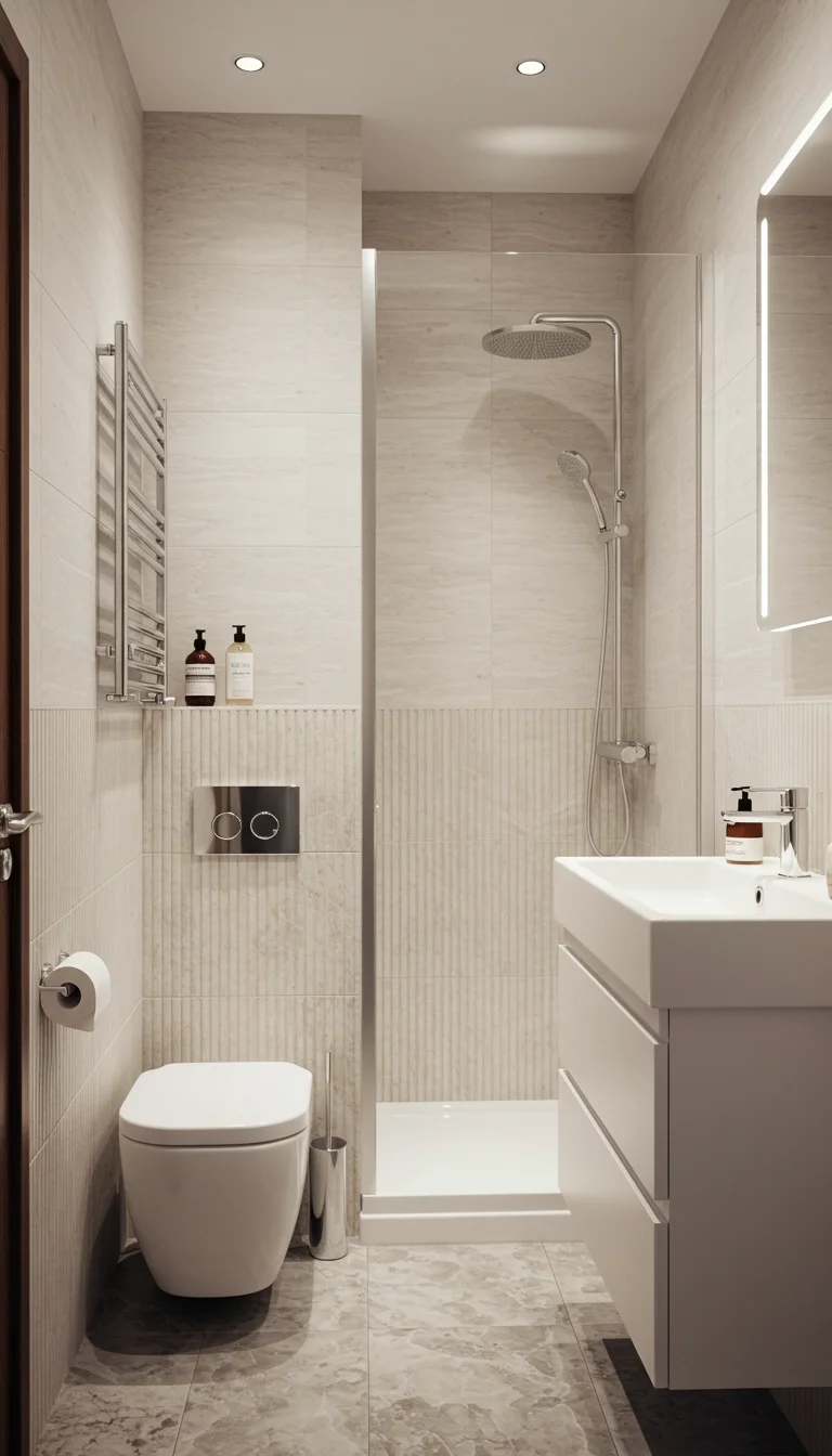 11 Bright & Cozy Small Bathroom Ideas for Any Home 10 8. Keep the Floor Plan Open