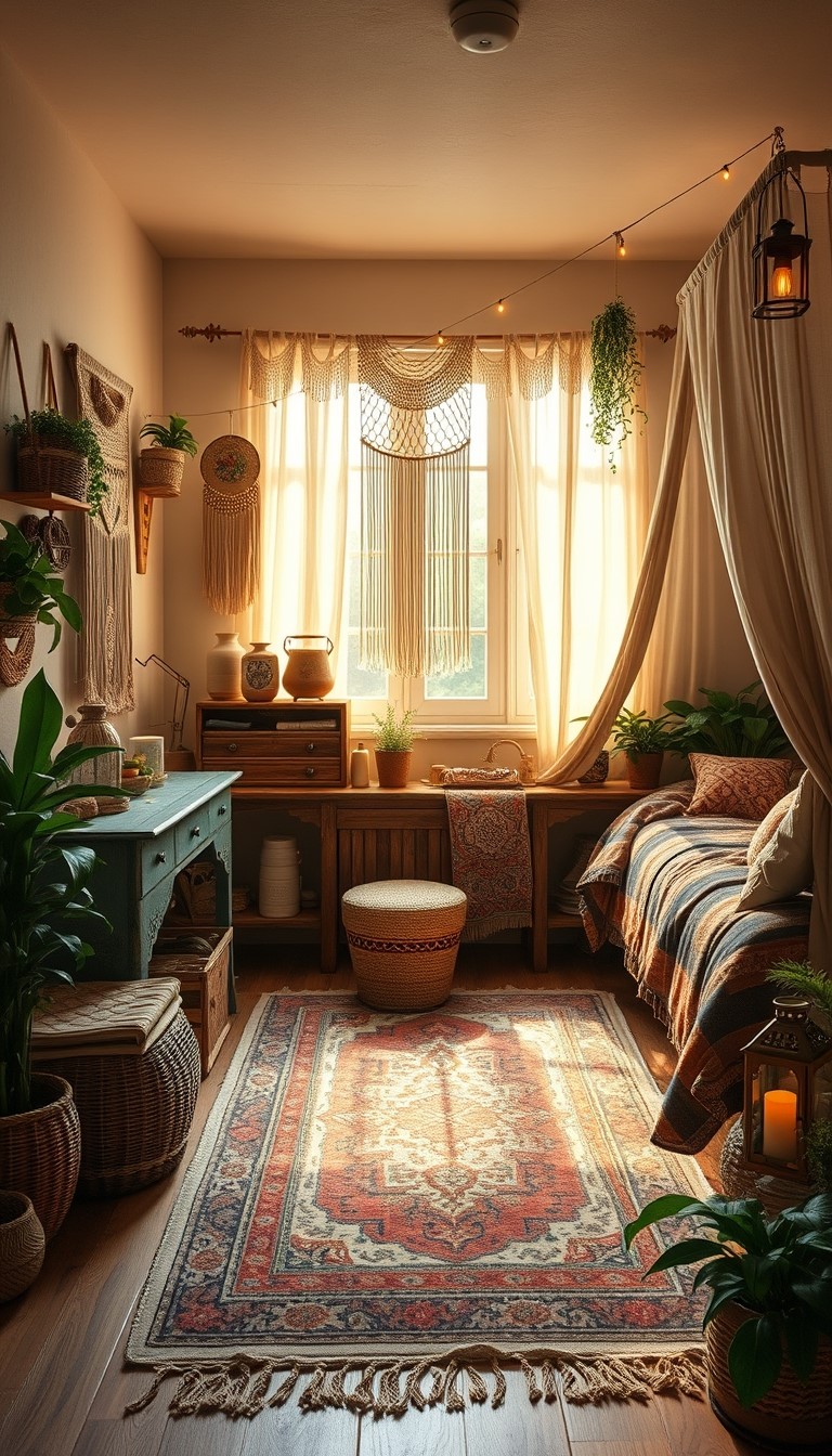 11 Boho Teen Girl Bedrooms for a Dreamy and Cozy Space 10 Vintage-Inspired Boho Charm