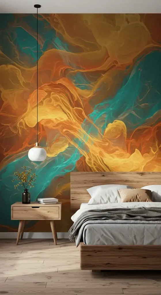 9. Abstract Art Wallpaper for Creativity
