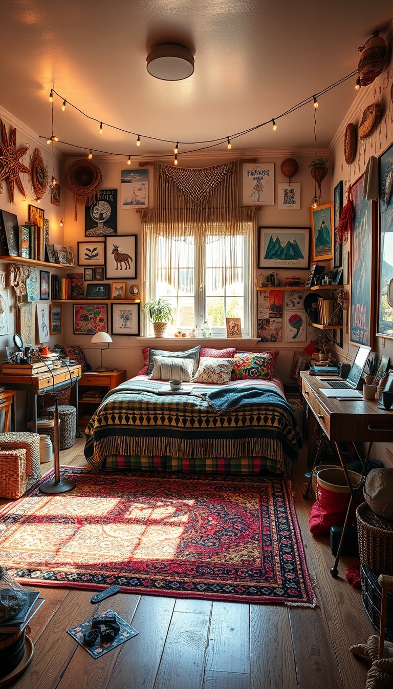 11 Boho Teen Girl Bedrooms for a Dreamy and Cozy Space 11 Artistic and DIY Boho Bedroom