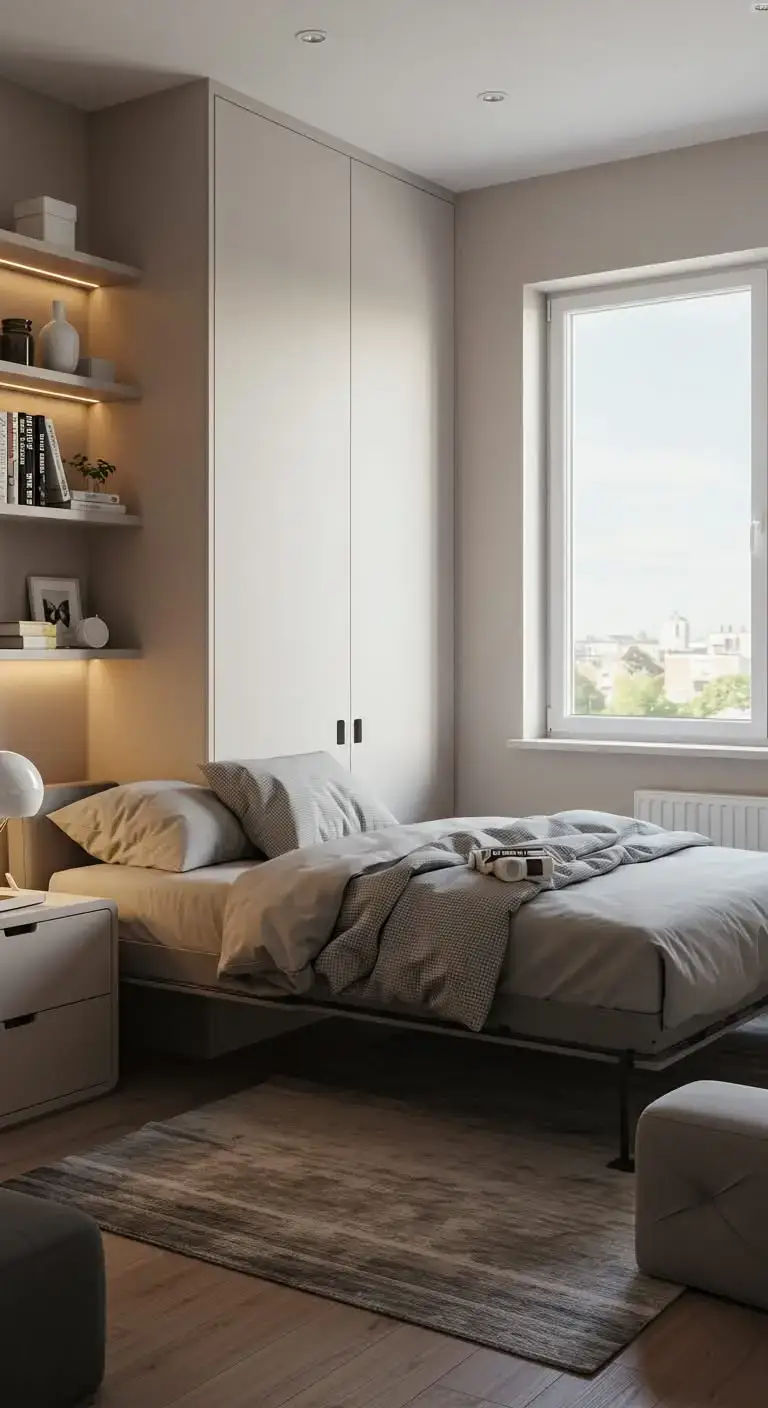 23 Bedroom Ideas for Small Spaces You’ll Love 11 9. Install a Murphy Bed