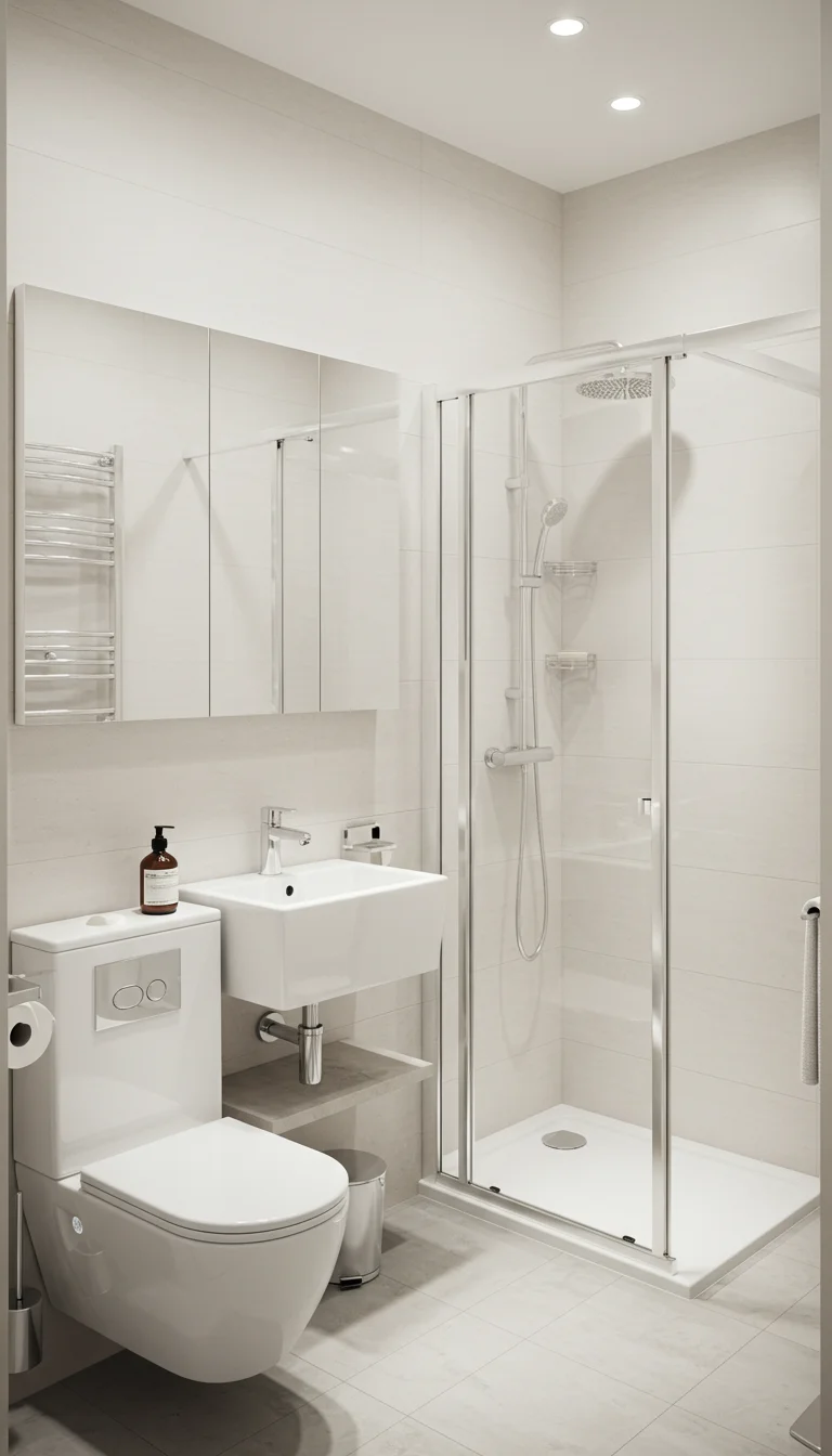 11 Bright & Cozy Small Bathroom Ideas for Any Home 11 9. Invest in Compact Fixtures