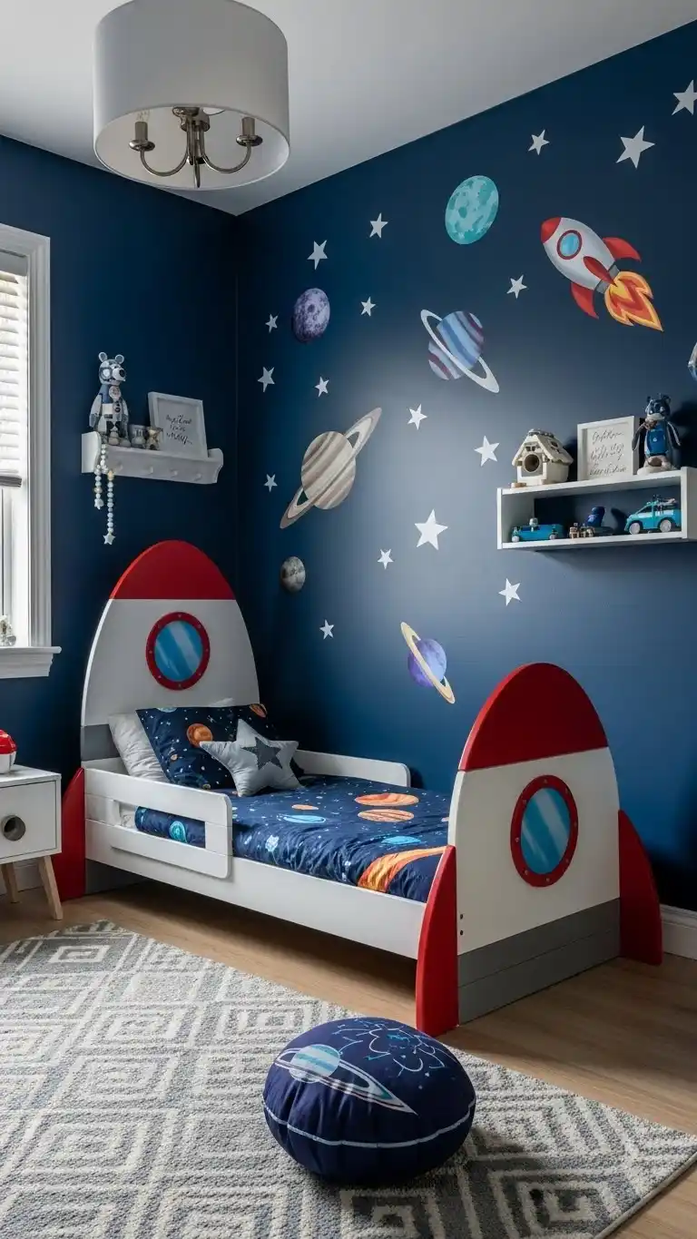 25 Space Themed Bedroom Ideas For Boy Toddlers You’ll Love 1 Basics of a Space-Themed Bedroom