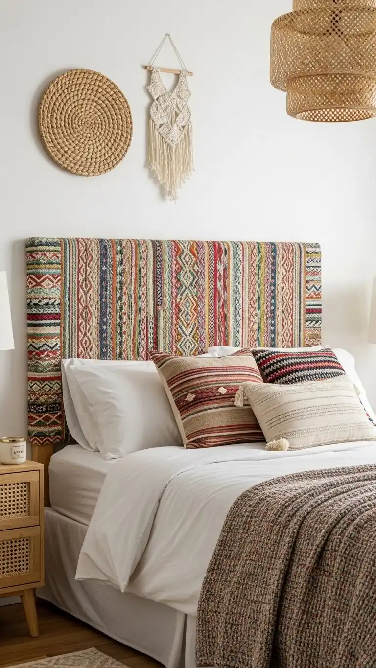 23 Boho Bedroom Headboard Ideas That Feel Warm & Stylish 1 Boho Headboard Can Transform Your Bedroom